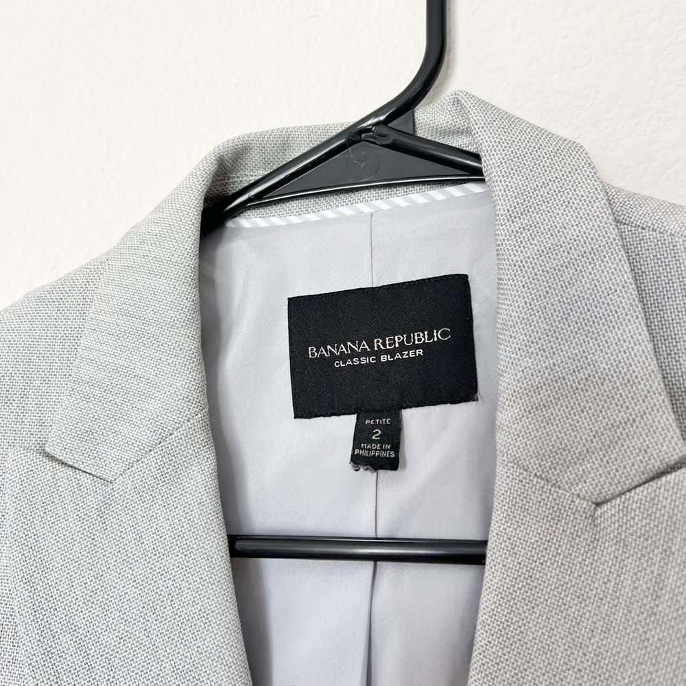 Banana Republic Classic Suit Button Up Blazer Jacket - Picture 4 of 7